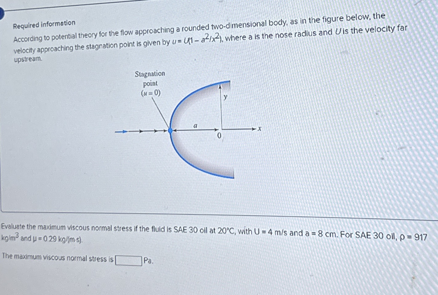 Required information According to potential