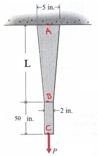 Problem 1 : A structural steel bar ( E = 2 9 0 0