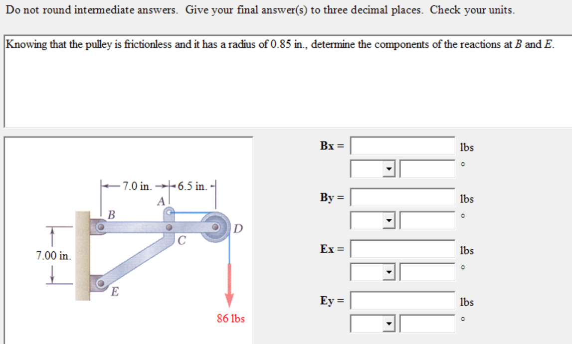 Do not round intermediate answers. Give your
