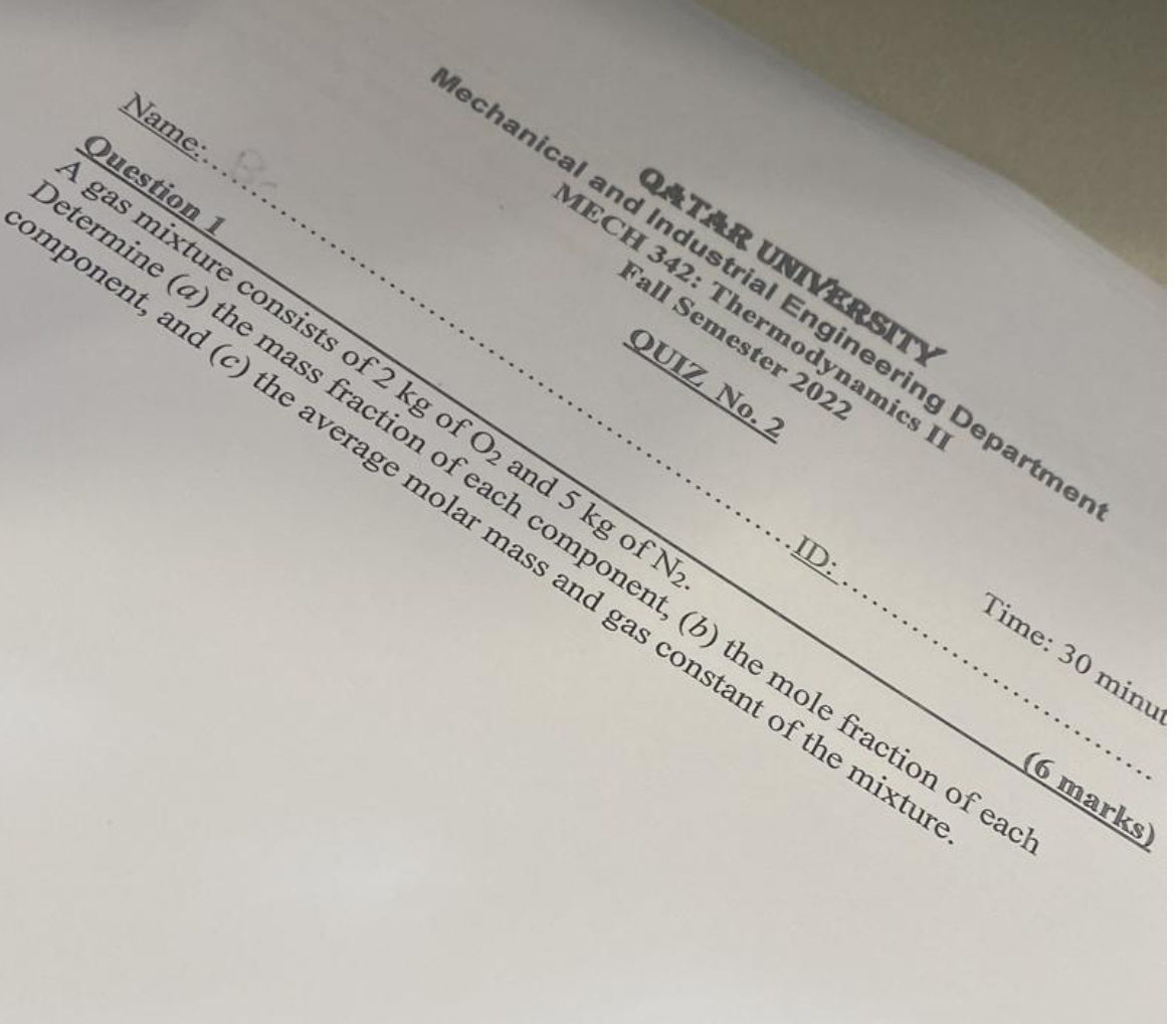 The subject is thermodynamics so please solve the