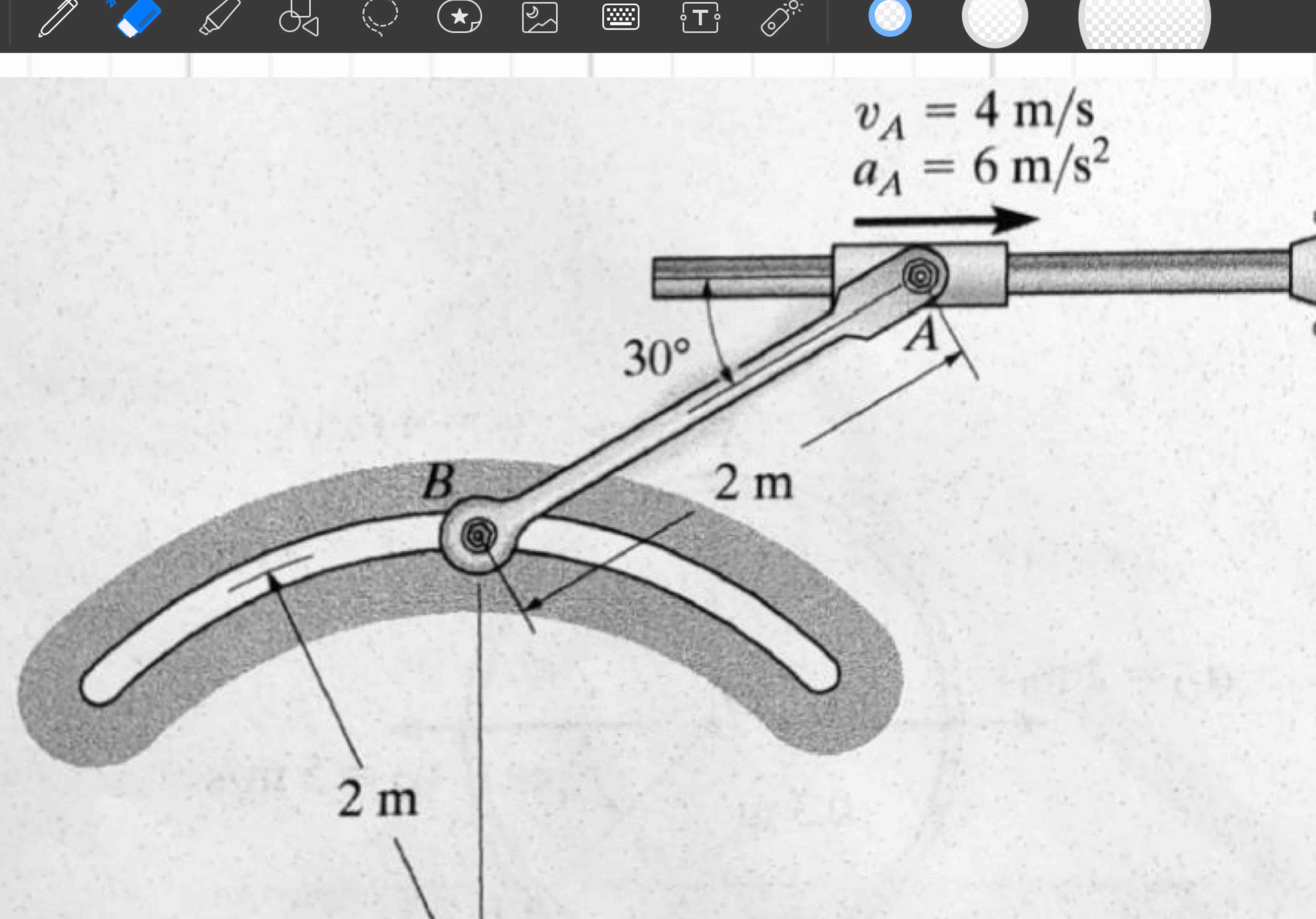 Do a full kinematic analysis of this system,