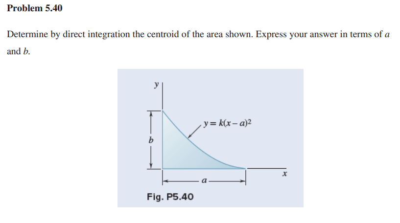 Problem 5 . 3 4 Determine by direct integration