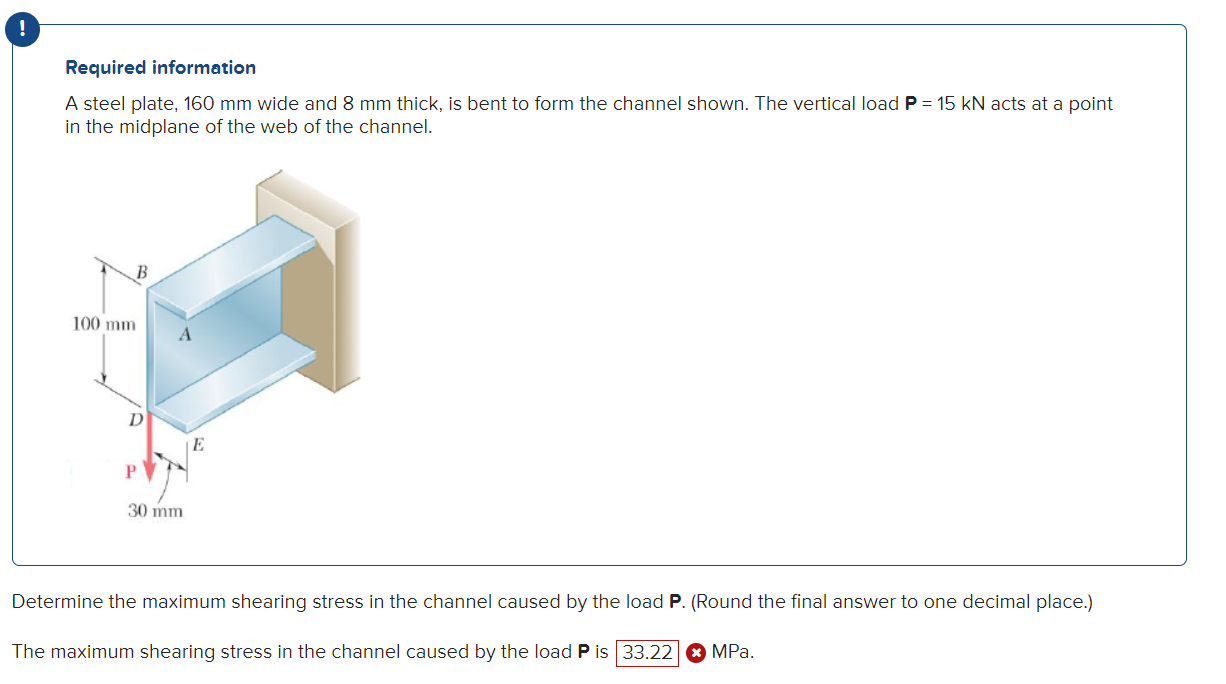 Required information A steel plate, 1 6 0 mm wide