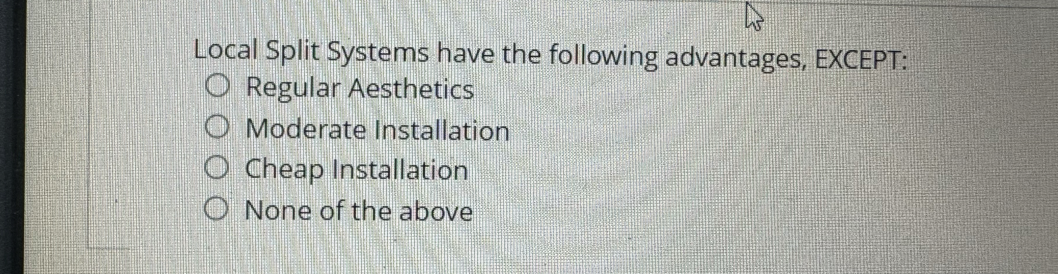 Local Split Systems have the following