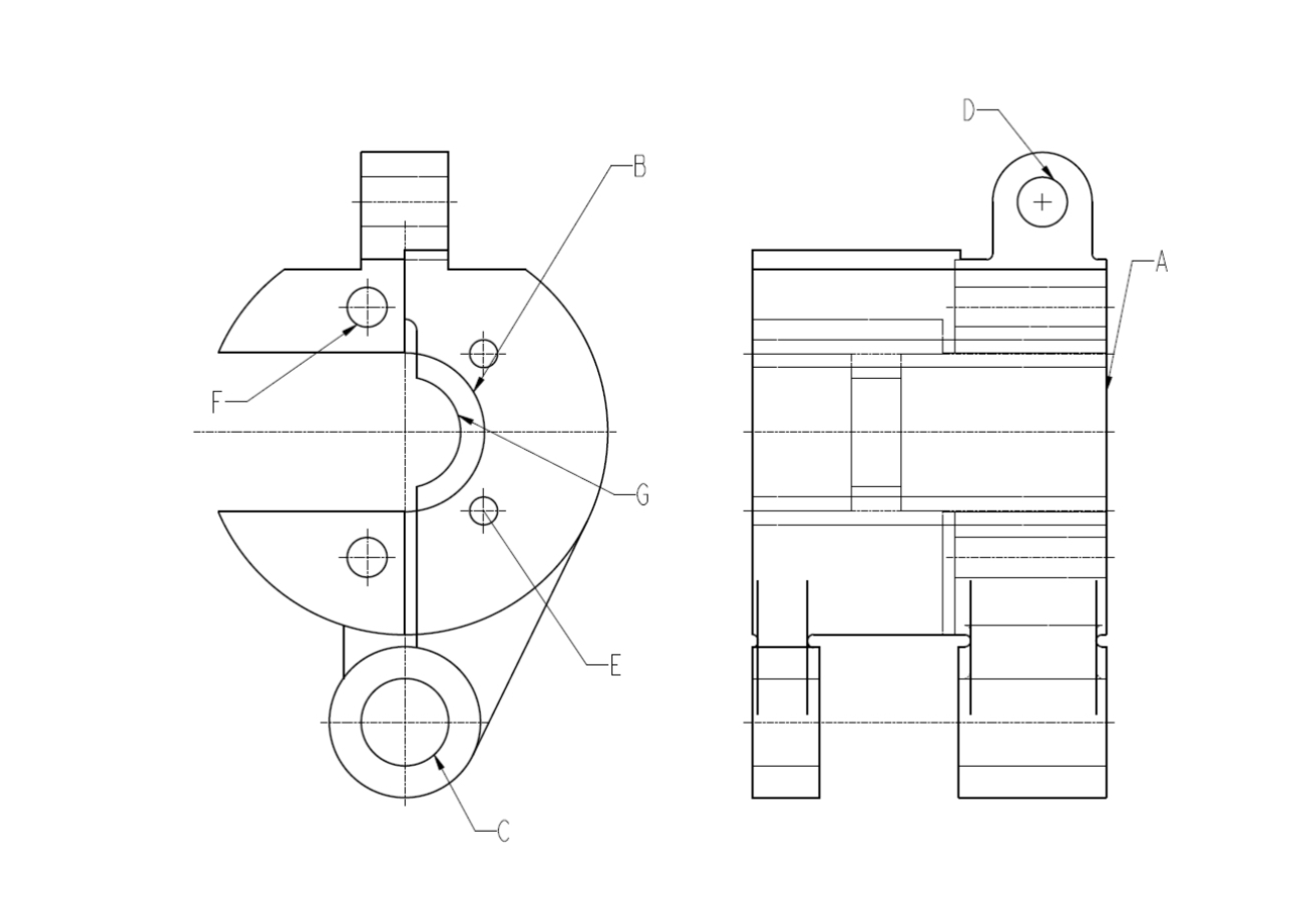 Create a detail drawing of the piece including