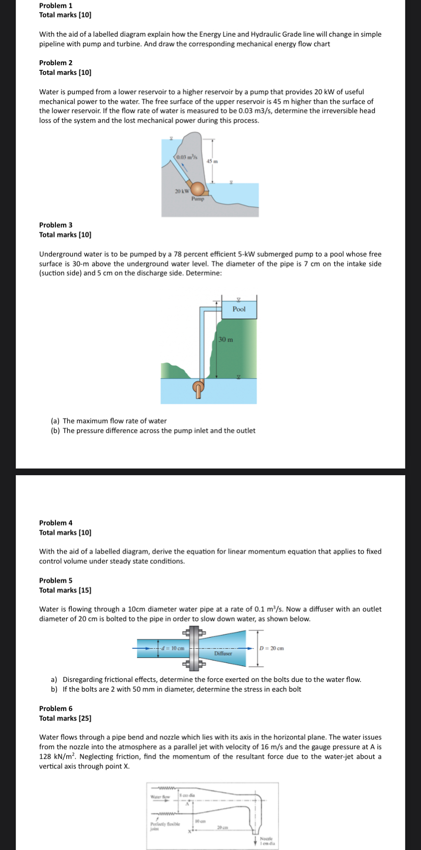 Problem 1 Total marks [ 1 0 ] With the aid of a