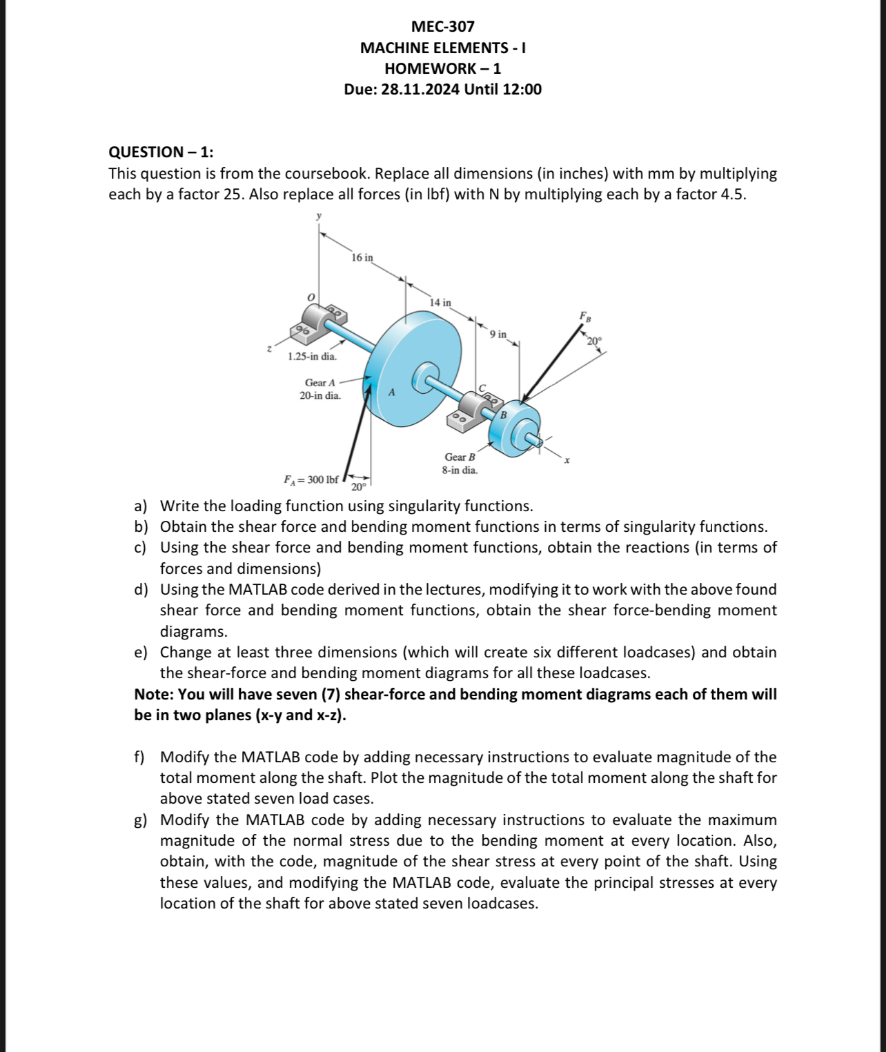 Due: 2 8 . 1 1 . 2 0 2 4 Until 1 2 : 0 0 QUESTION