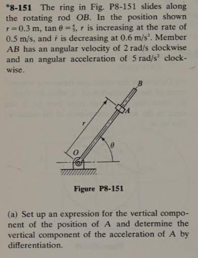 * 8 - 1 5 1 The ring in Fig. P 8 - 1 5 1 slides