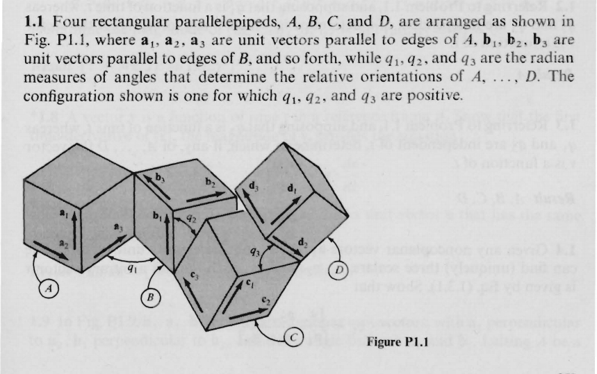 1 . 1 Four rectangular parallelepipeds, A , B , C