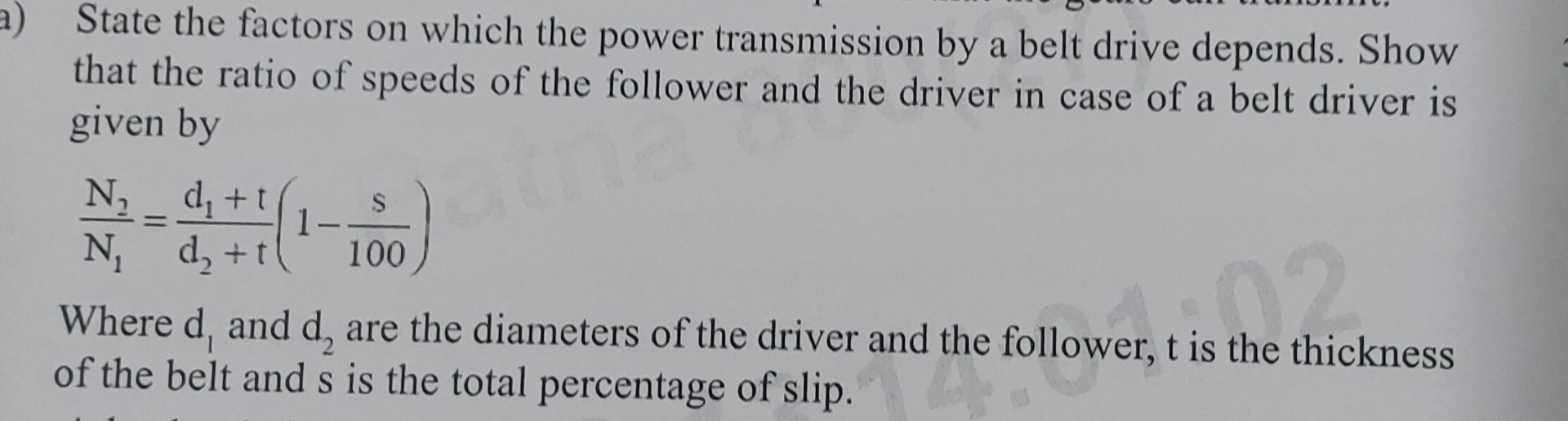 Show that the ratio of speeds of the follower and