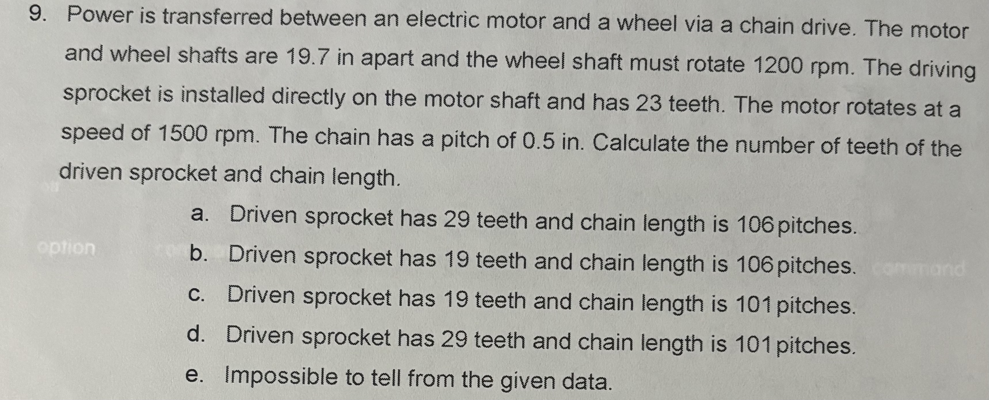 9 . Power is transferred between an electric