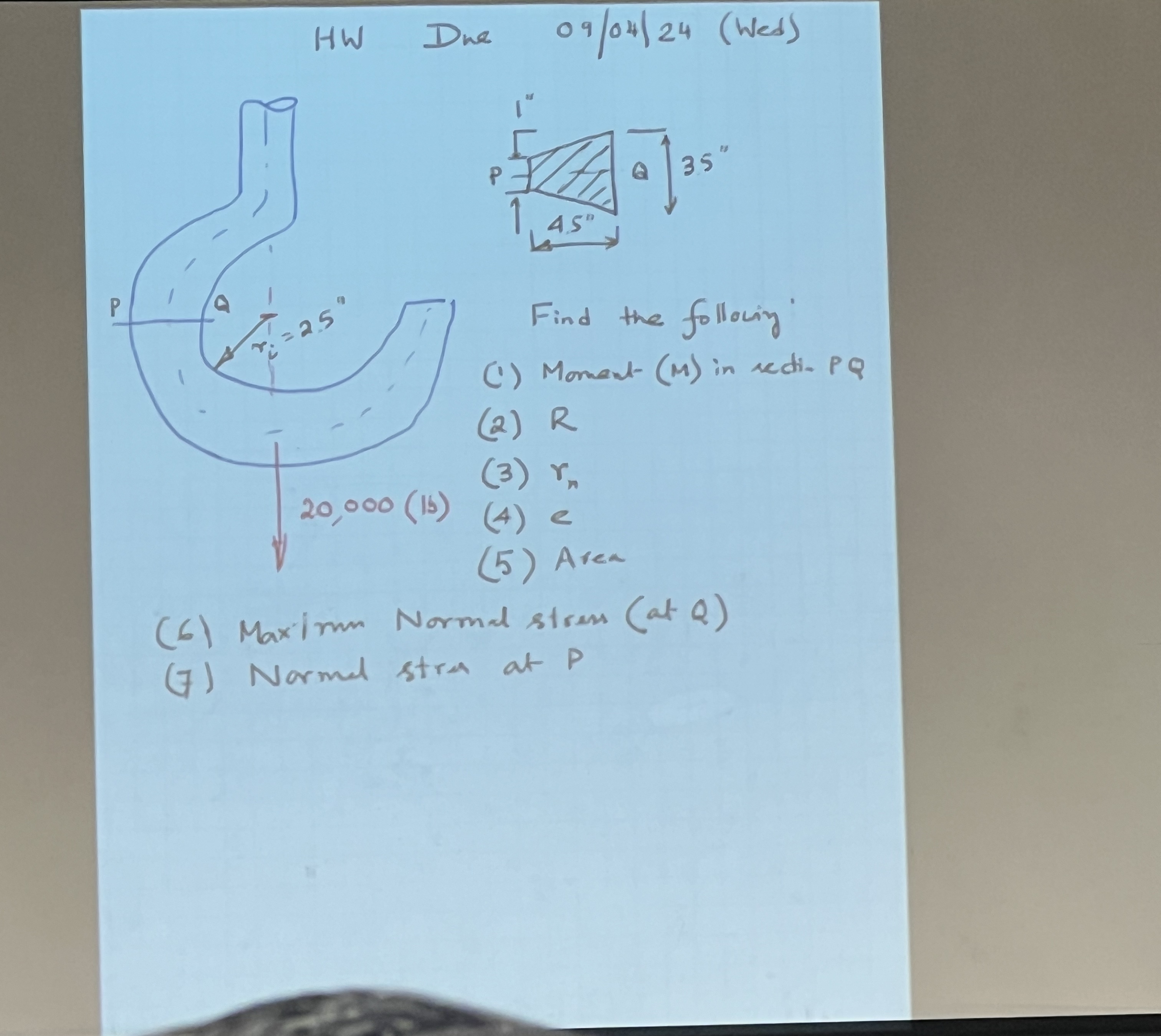 HW Due 0 9 / 0 4 / 2 4 ( Wed ) Find the followiy'
