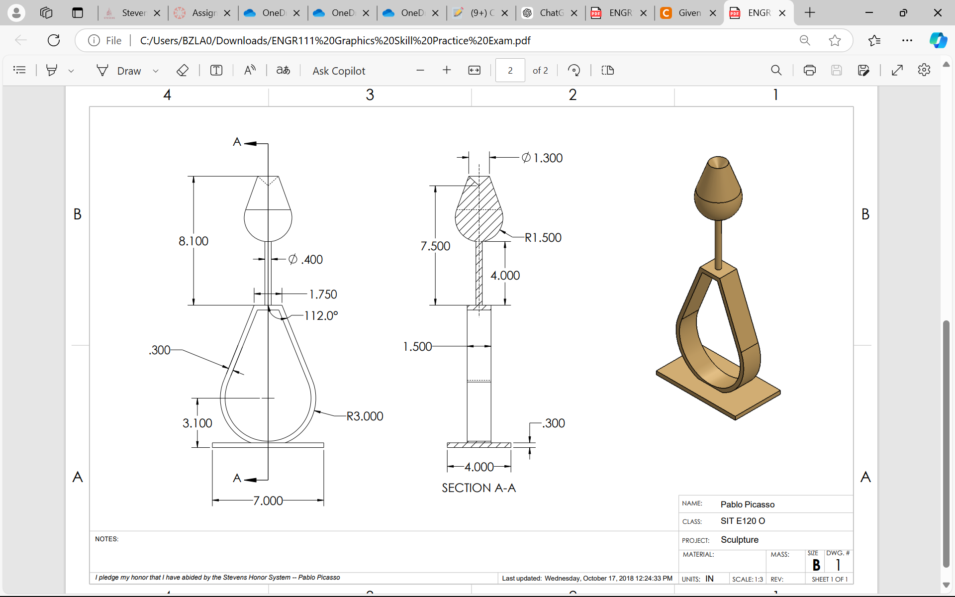 please explain how to make this solidworks part