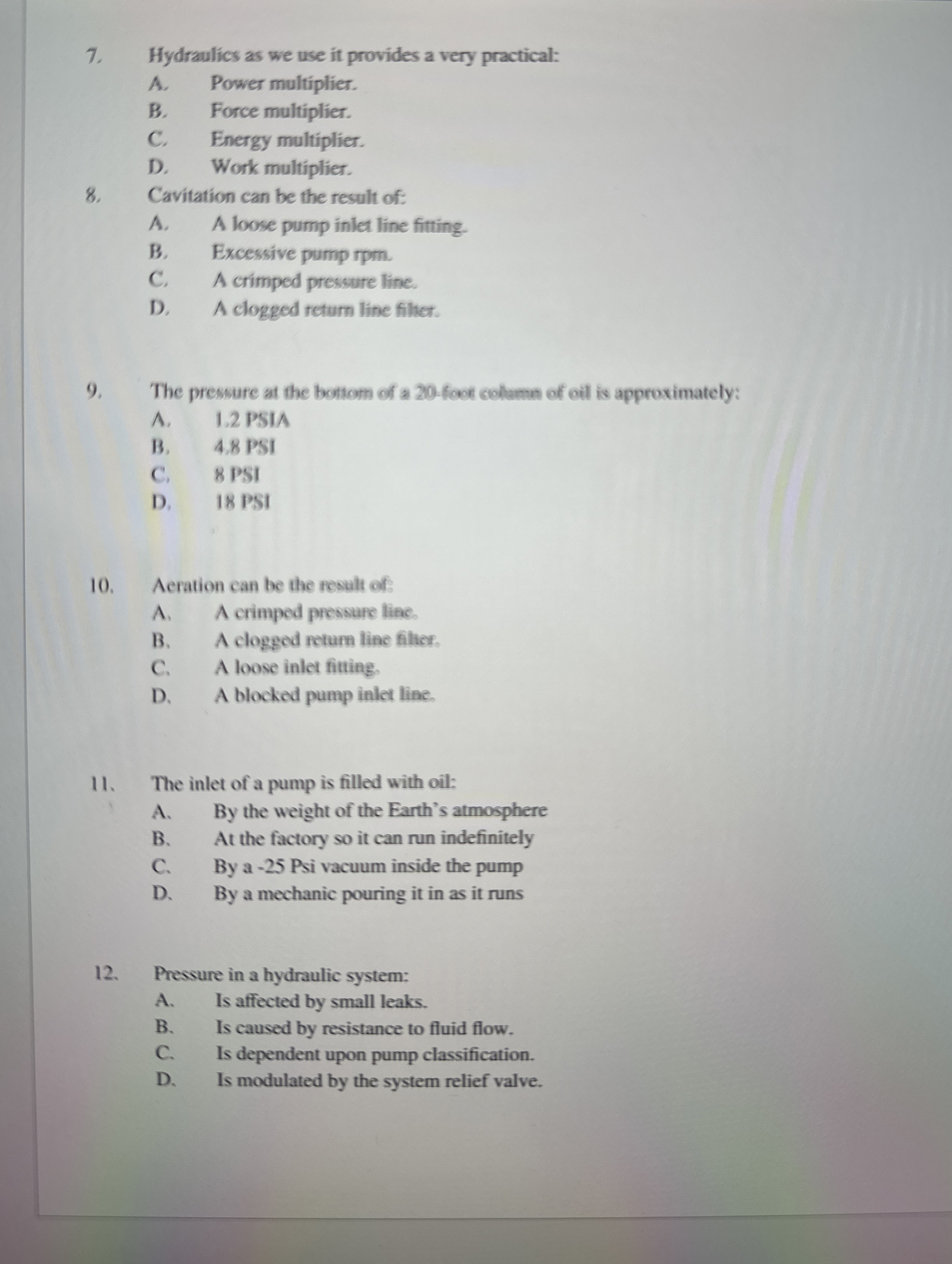 Hydraulics as we use it provides a very