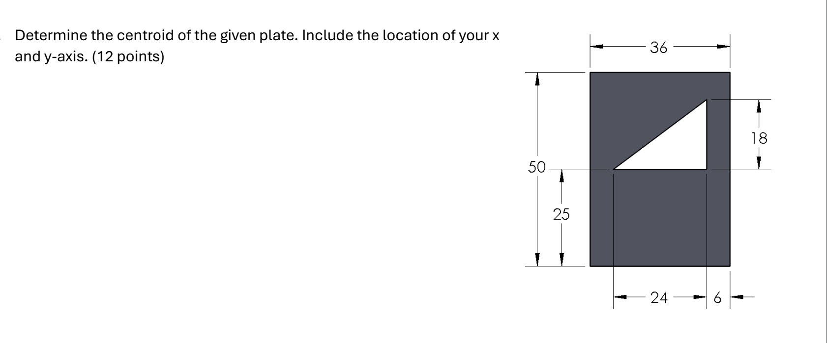 expertt please Determine the centroid of the