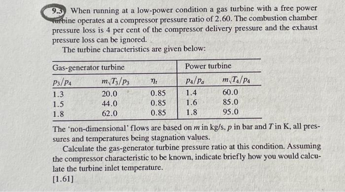 9 . 3 When running at a low - power condition a