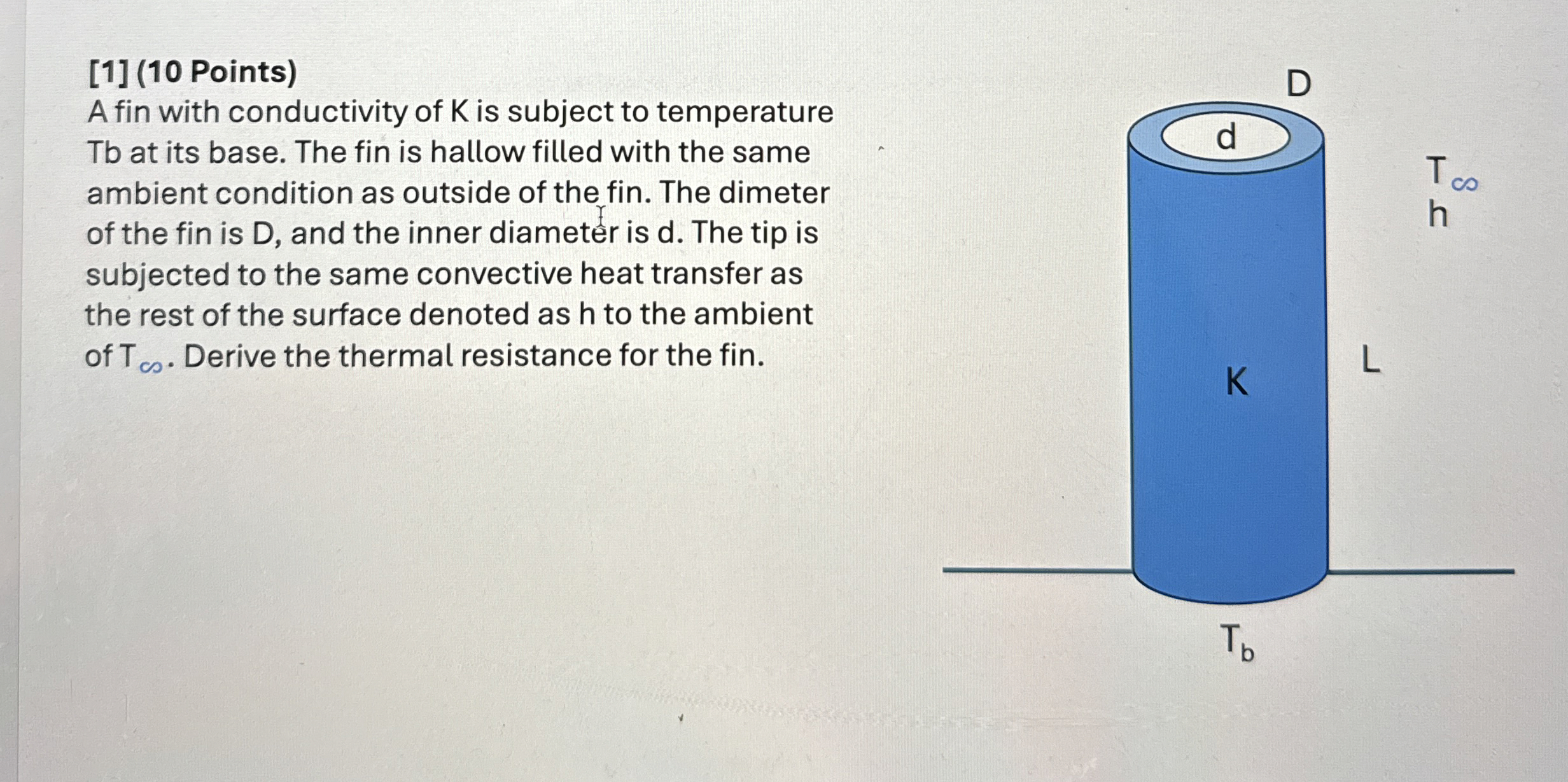 Steps for [ 1 ] ( 1 0 Points ) A fin with
