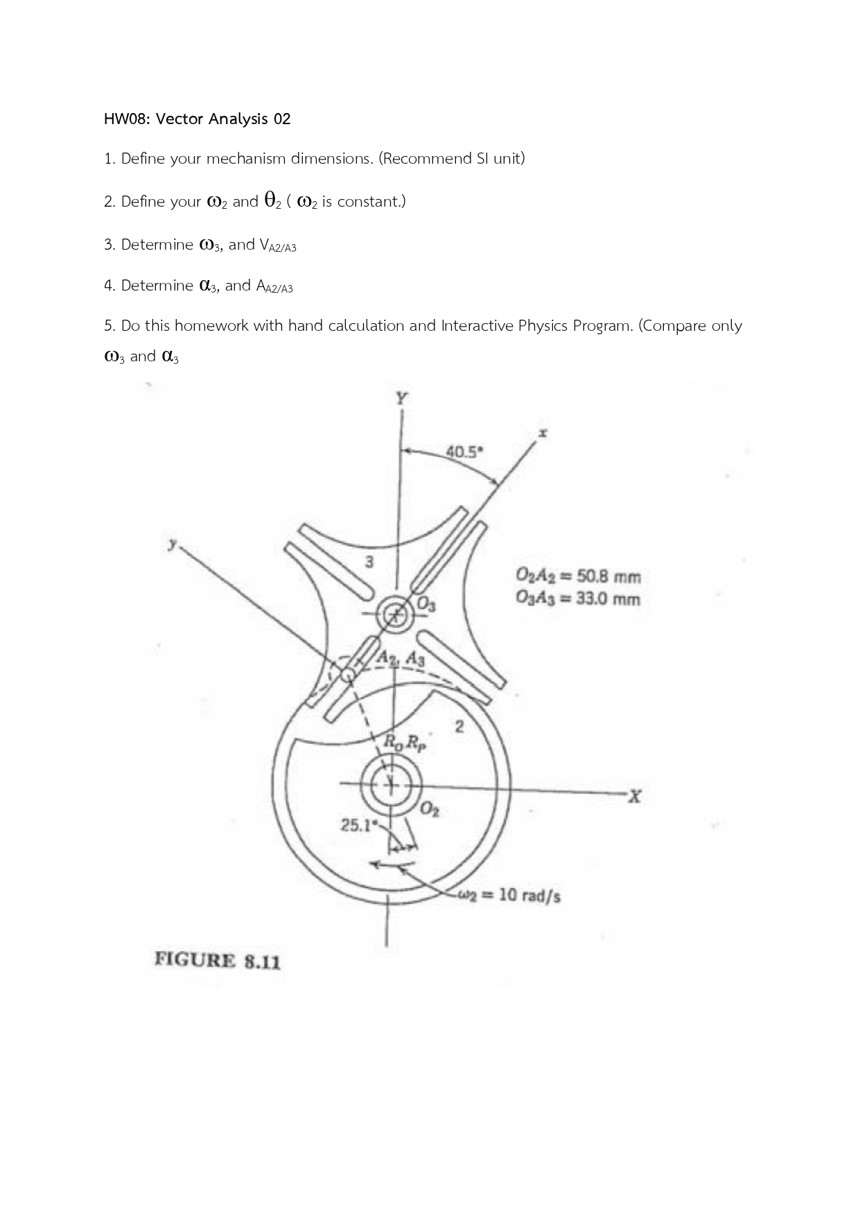 HW 0 8 : Vector Analysis 0 2 Define your