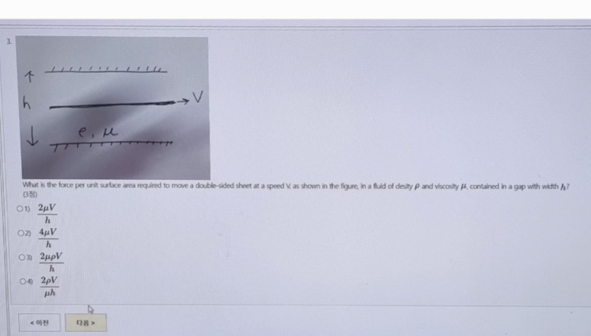 What is the force per unit surface area required