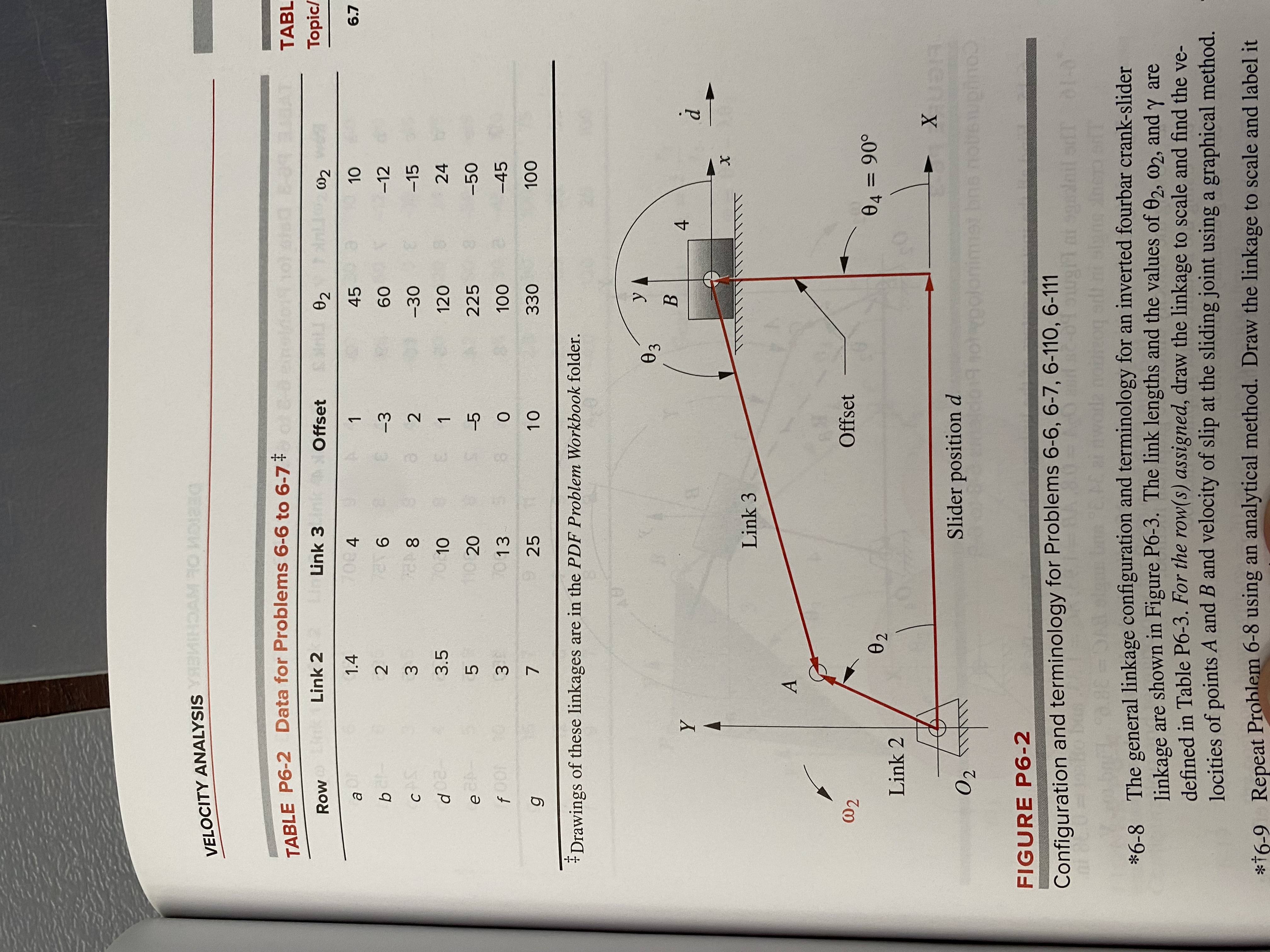 Please use row e 6 - 7 Repeat Problem 6 - 6 using