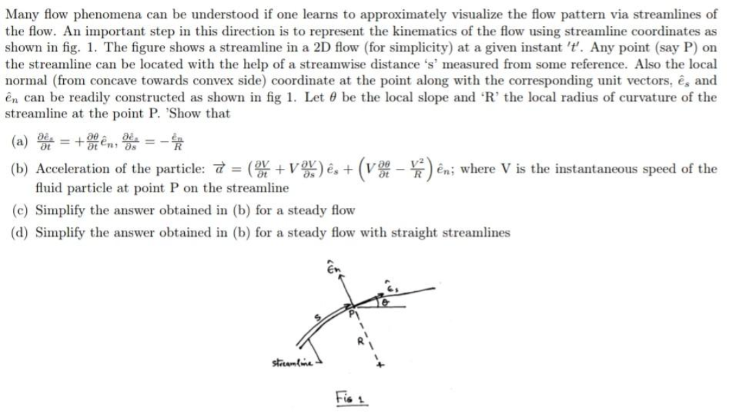 Many flow phenomena can be understood if one