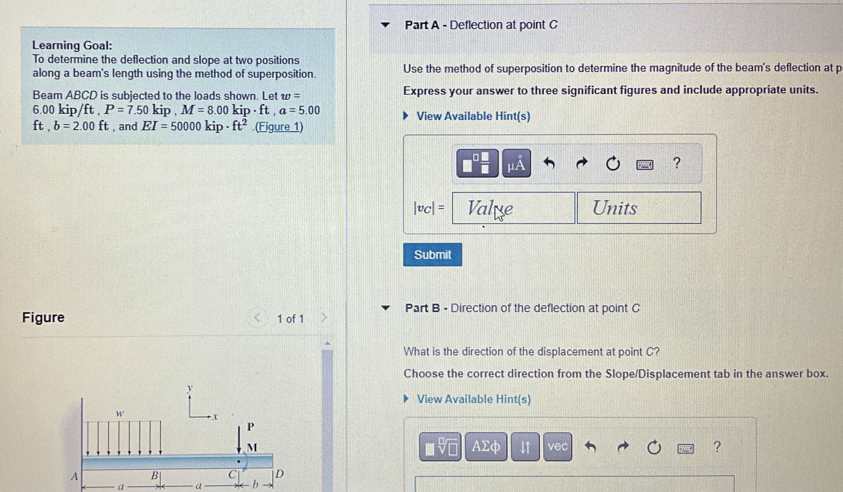 Learning Goal: To determine the deflection and