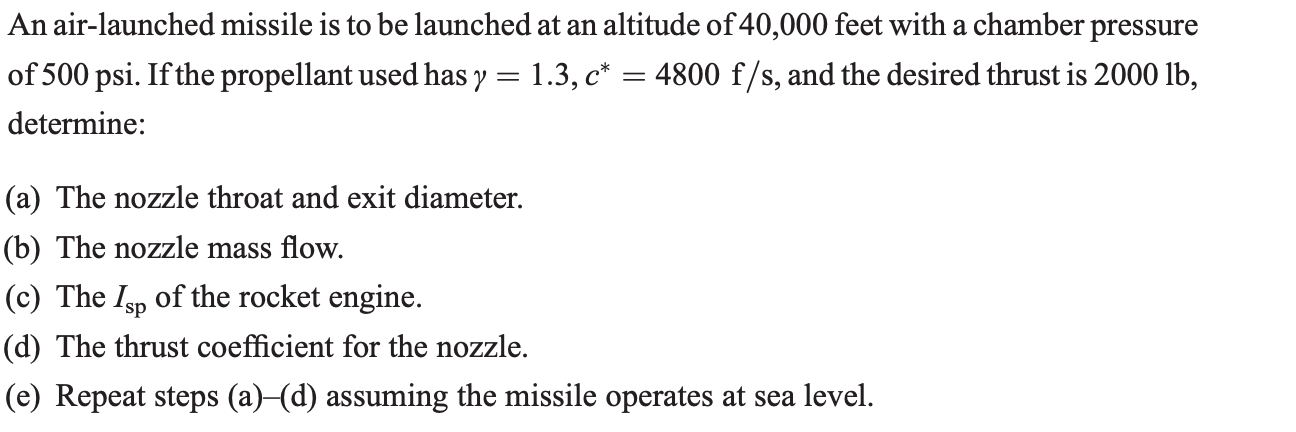 An air - launched missile is to be launched at an