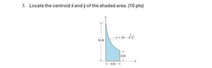 Locate the centroid x and ? b a r ( y ) of the