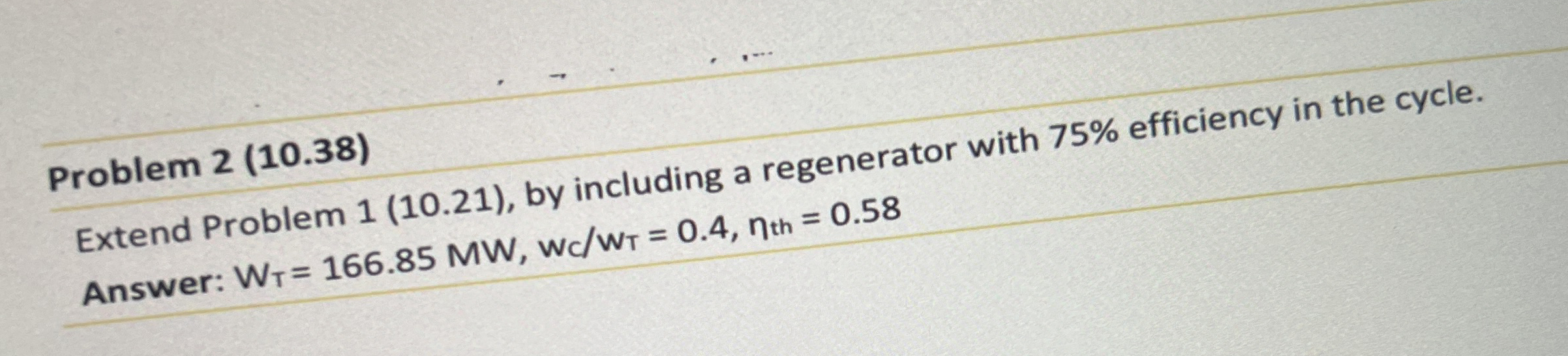Problem 2 ( 1 0 . 3 8 ) Extend Problem 1 ( 1 0 .