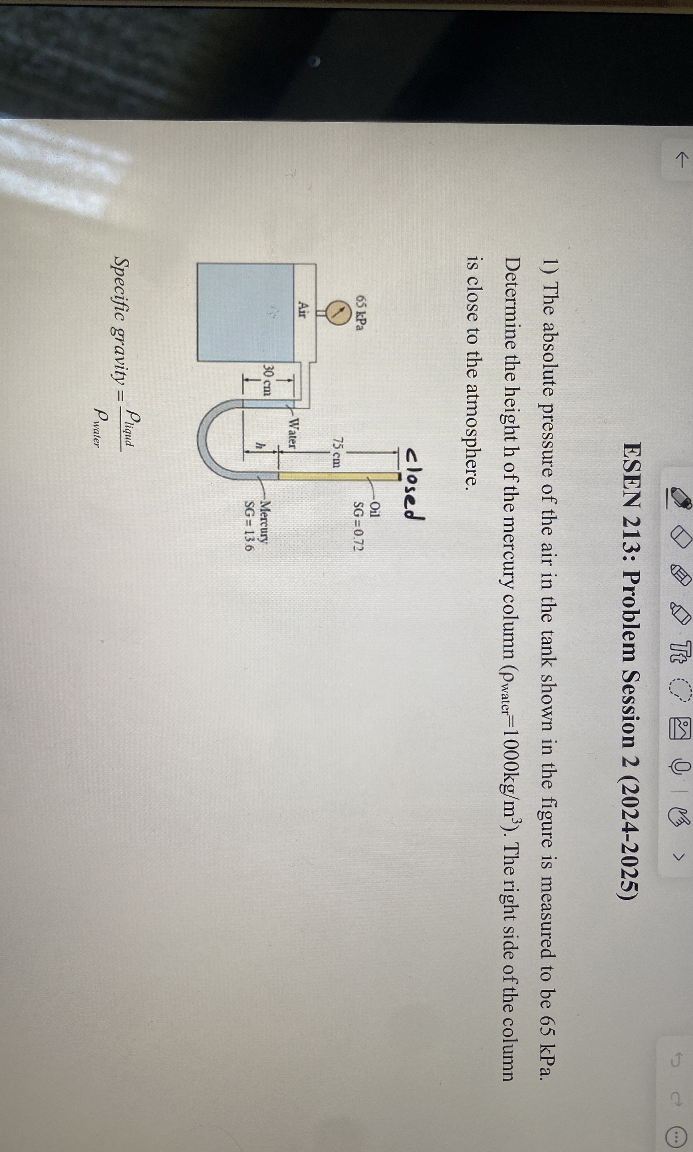 ESEN 2 1 3 : Problem Session 2 ( 2 0 2 4 - 2 0 2