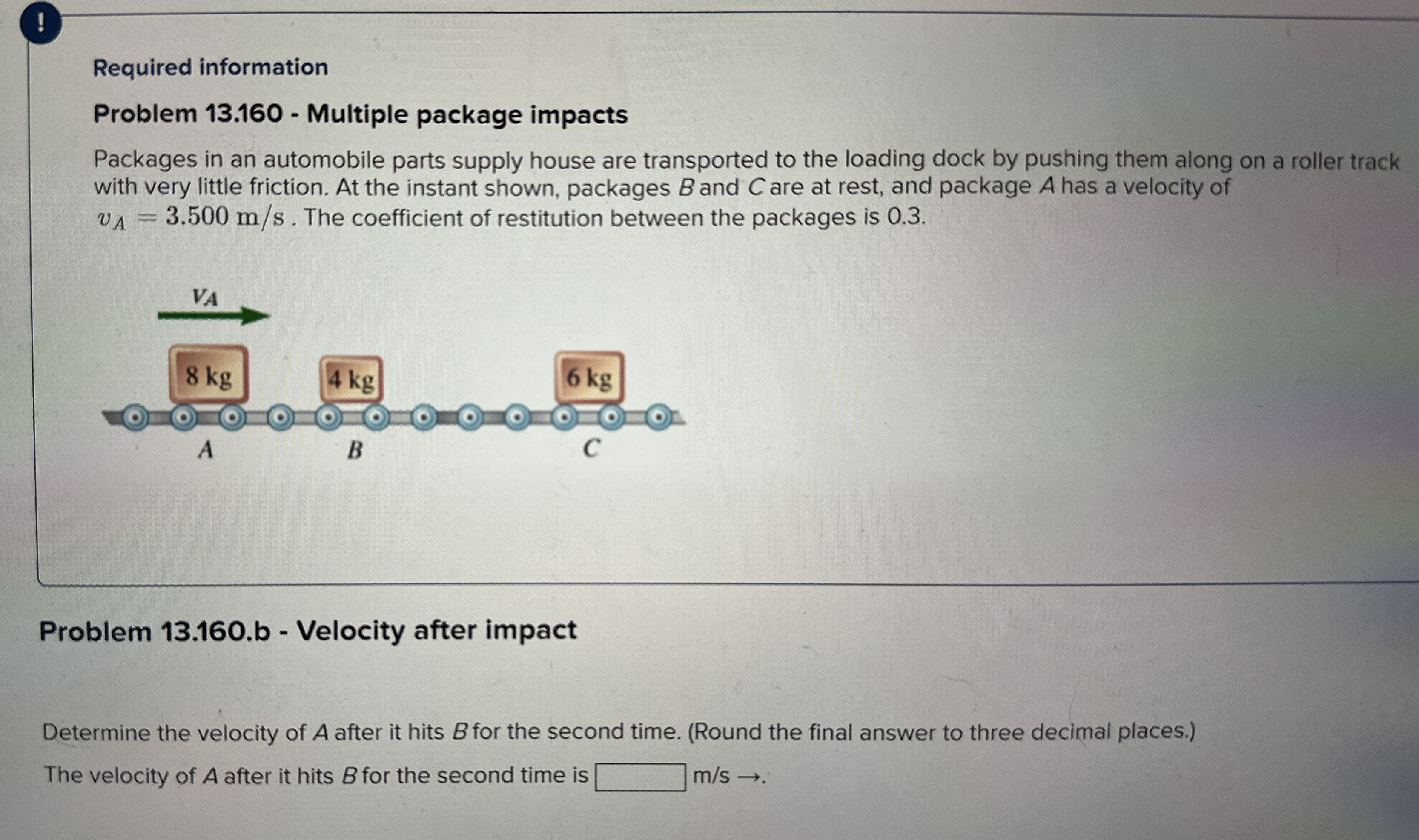 ! Required information Problem 1 3 . 1 6 0 -