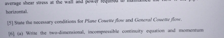 [ 5 ] State the necessary conditions for Plane