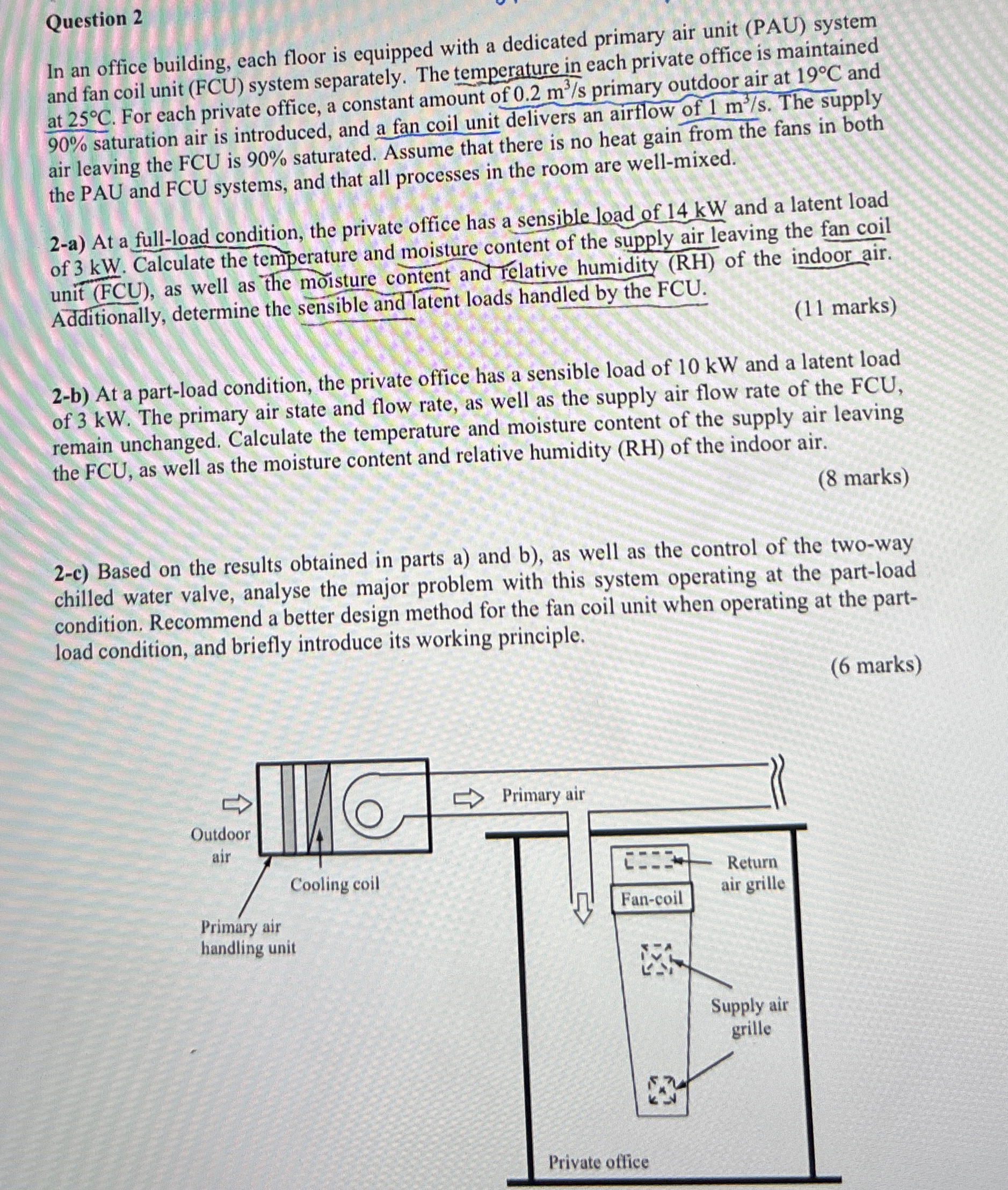 Question 2 In an office building, each floor is