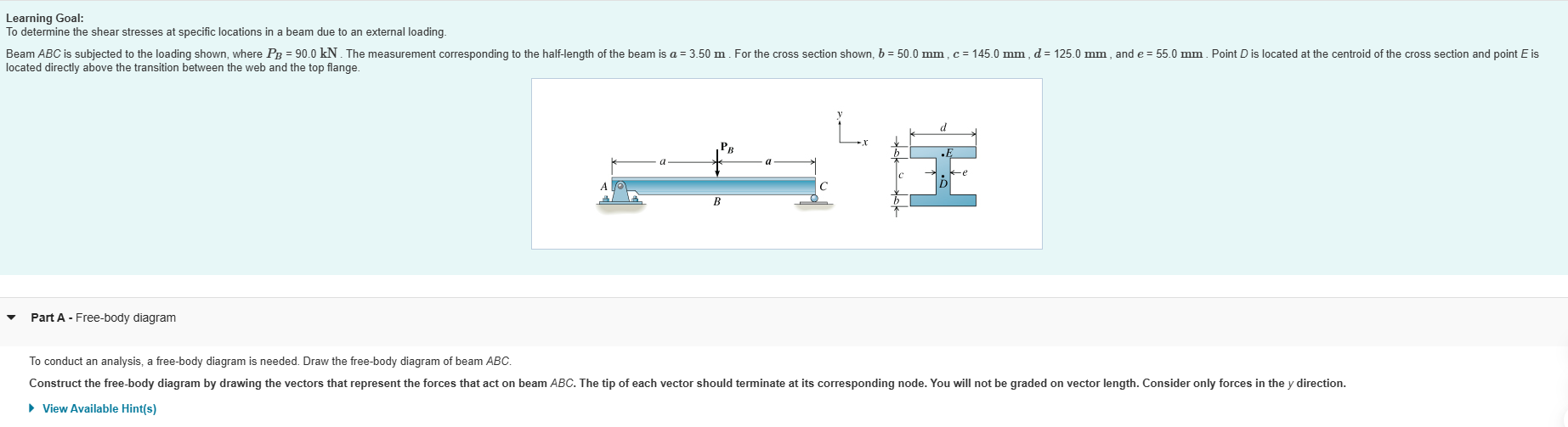 Learning Goal: To determine the shear stresses at