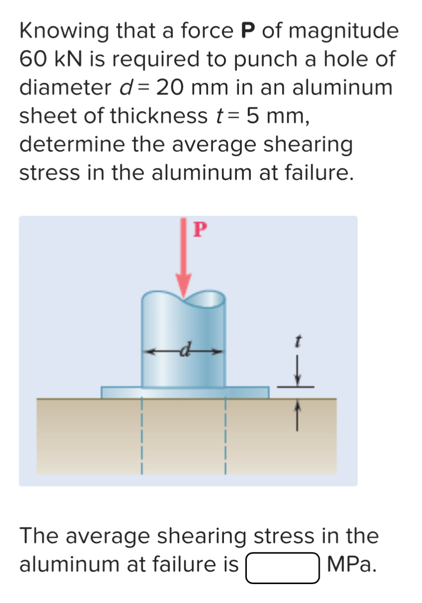 Knowing that a force P of magnitude 6 0 kN is