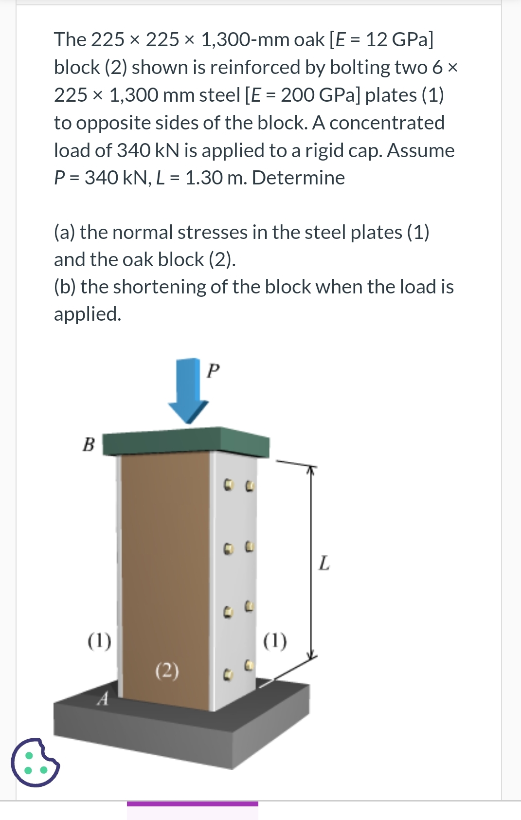 The 2 2 5 2 2 5 1 , 3 0 0 - m m oak [ = = 1 2 GPa