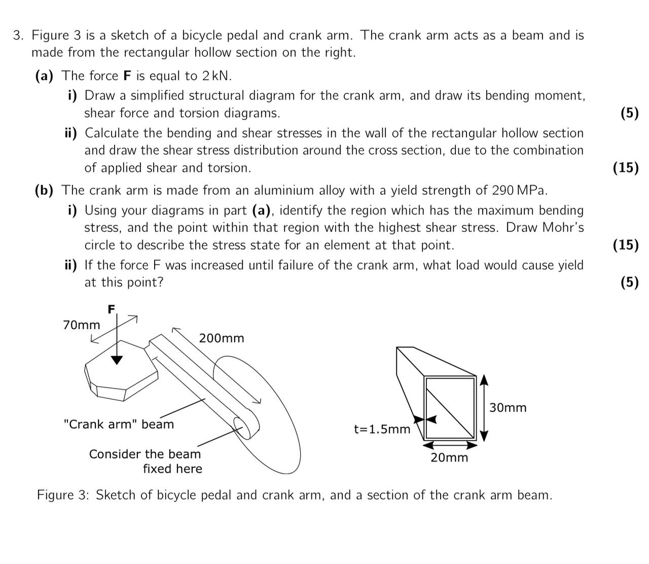 3 . Figure 3 is a sketch of a bicycle pedal and