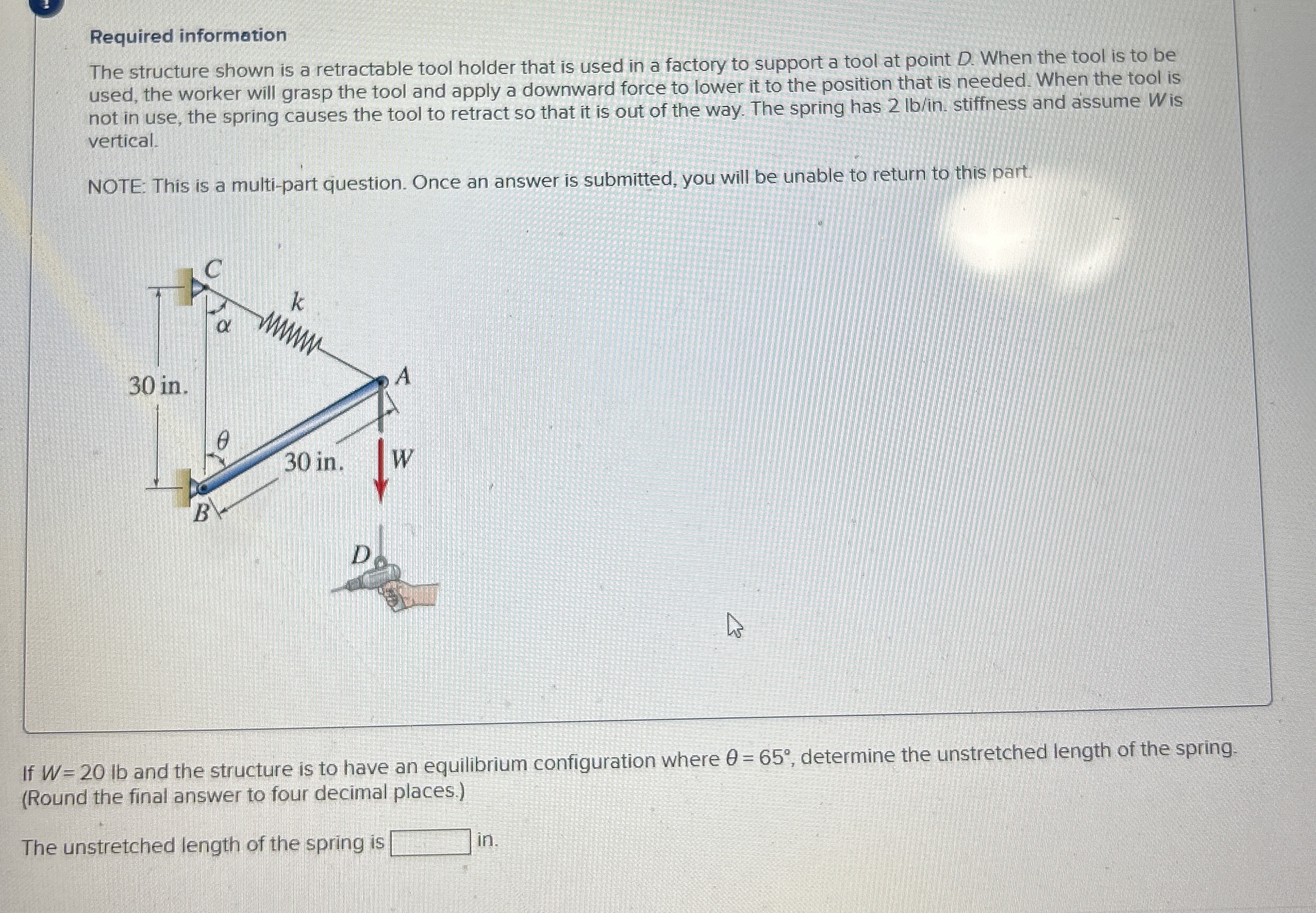 Required information The structure shown is a