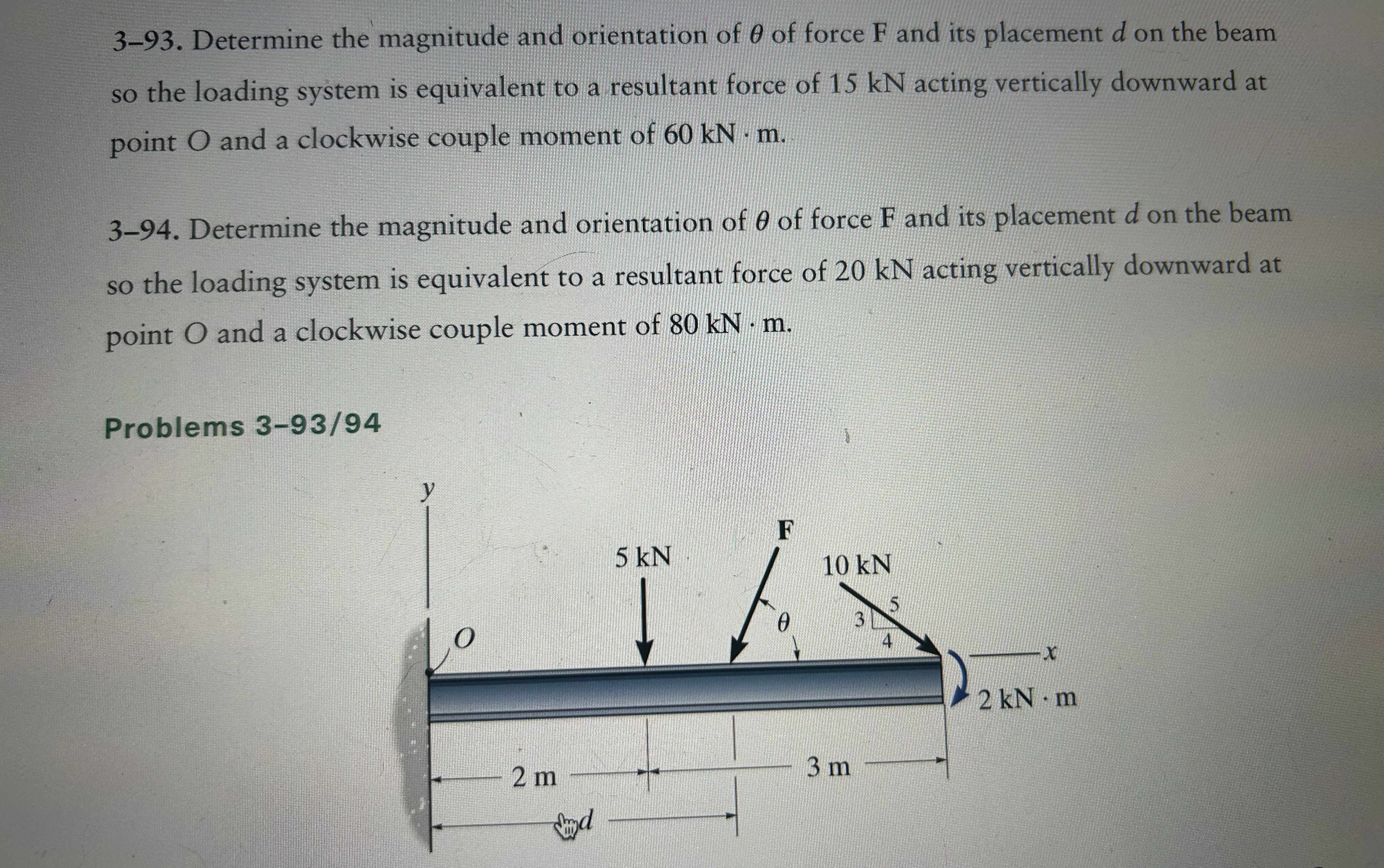 In problem 3 - 9 3 the angle is _ _ _ _ degrees