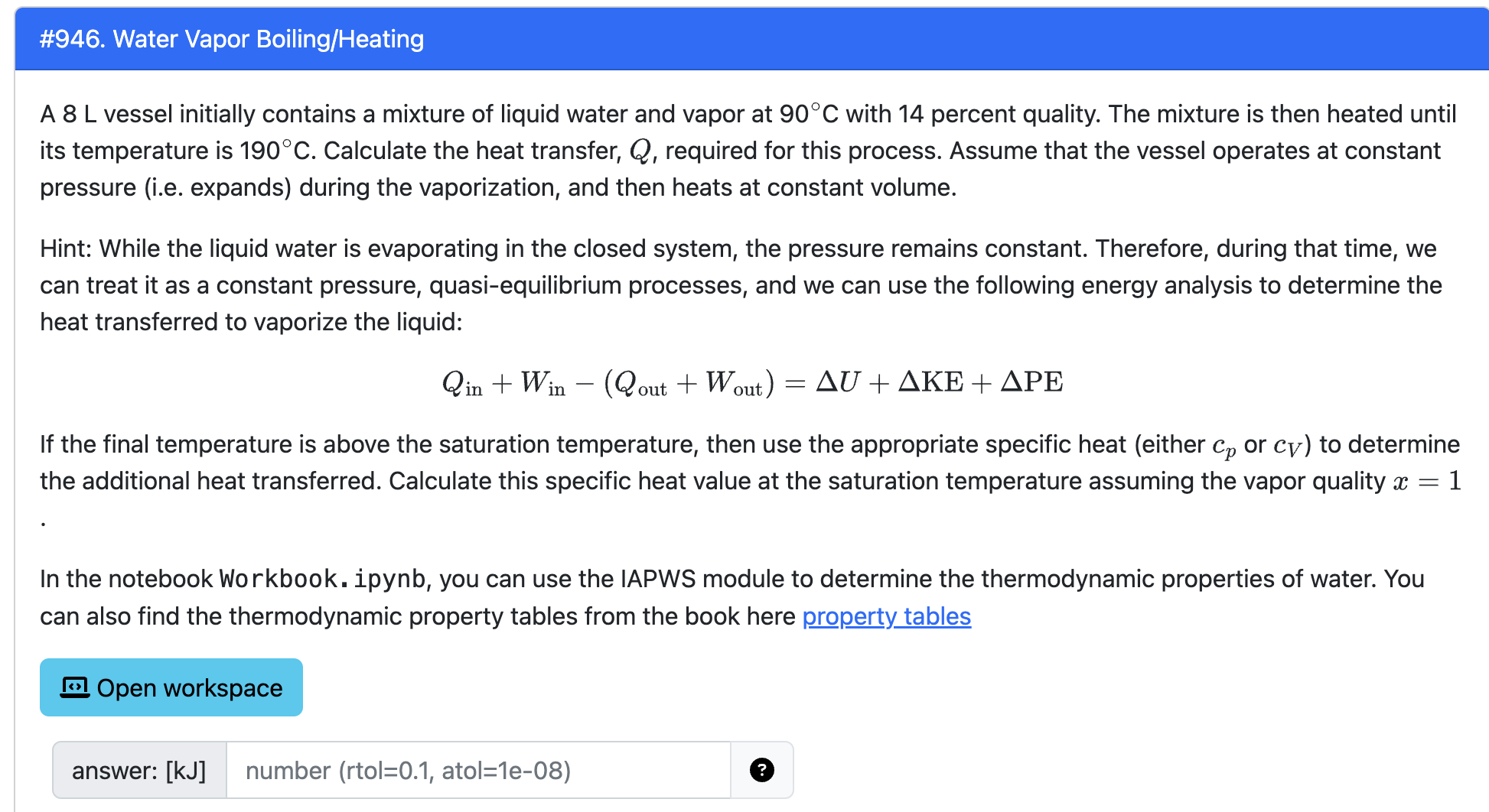 # 9 4 6 . Water Vapor Boiling / Heating A 8 L