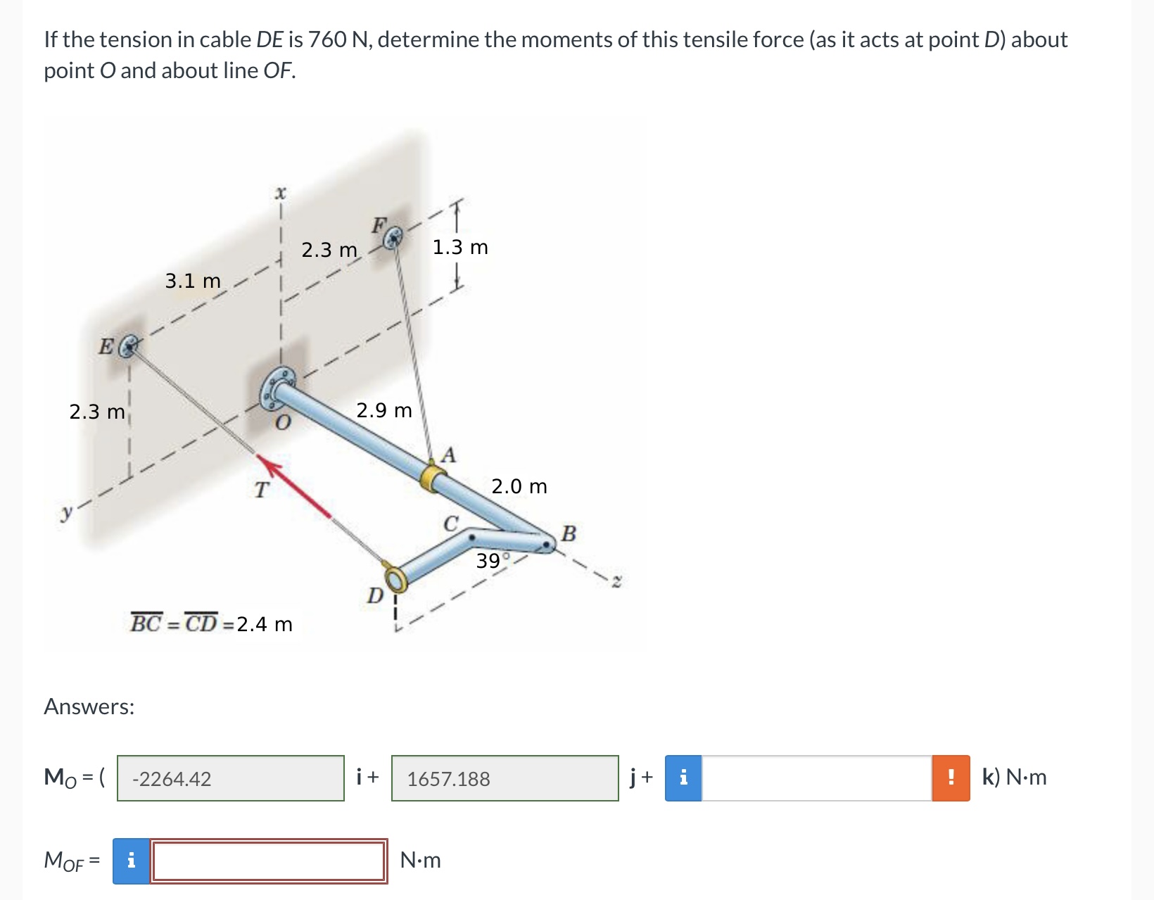 The I an J are correct but I cant get the correct