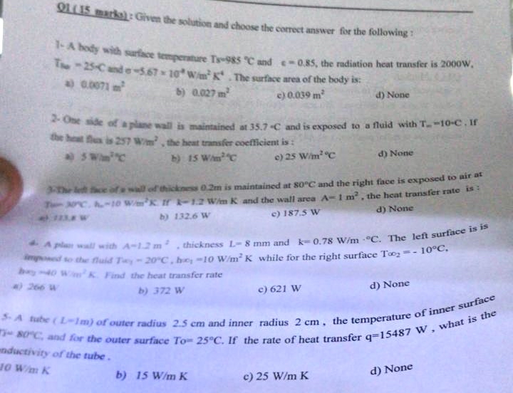 Giver the solution and choose the correct answer