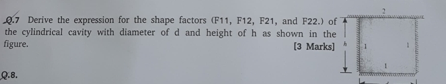 Q . 7 Derive the expression for the shape factors