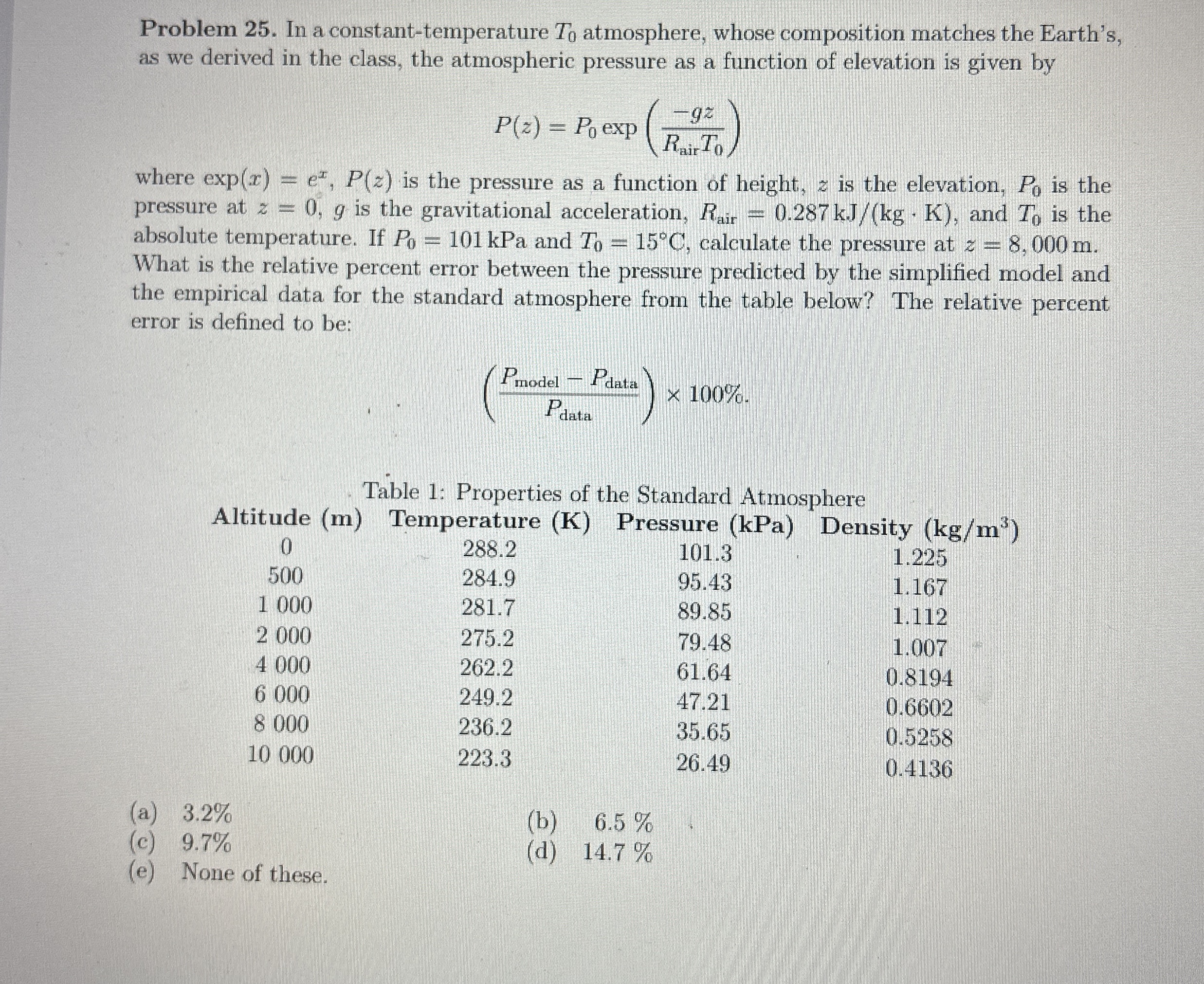 Problem 2 5 . In a constant - temperature T 0