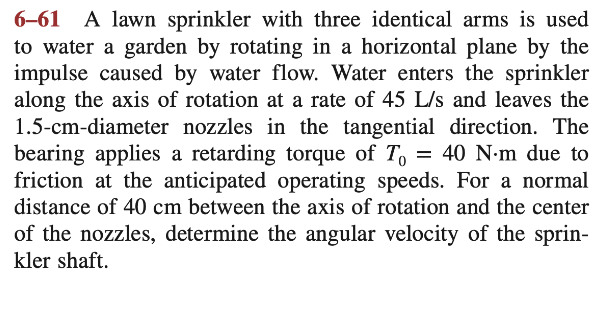 6 - 6 1 A lawn sprinkler with three identical