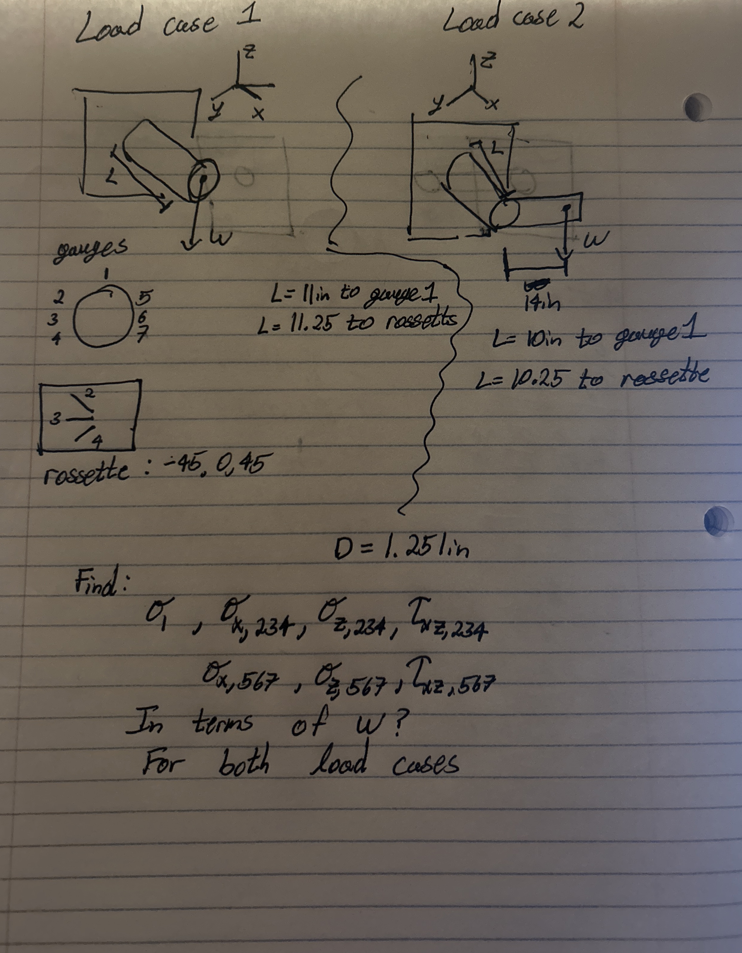 Find: D = 1 . 2 5 i n 1 , x , 2 3 4 , z , 2 3 7 ,