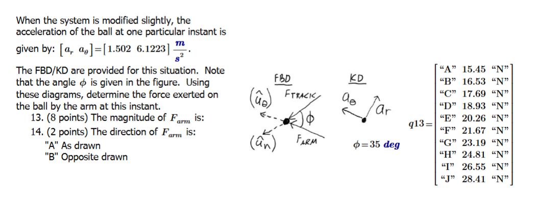 When the system is modified slightly, the