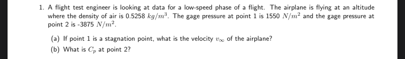 A flight test engineer is looking at data for a