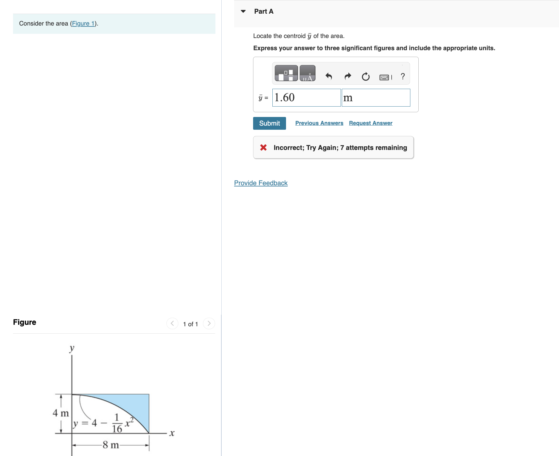 Consider the area ( Figure 1 ) . Part A Locate