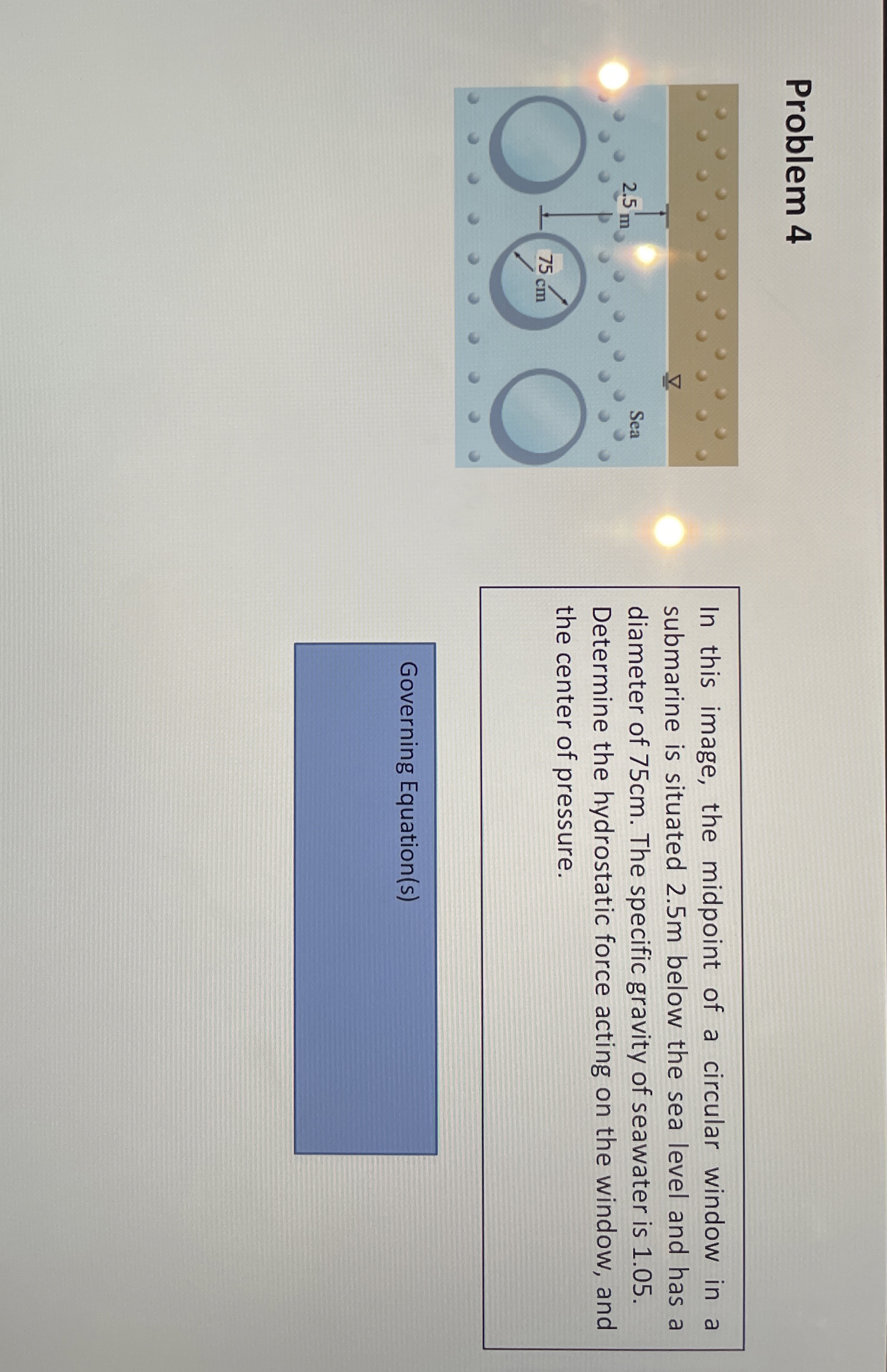 Problem 4 In this image, the midpoint of a